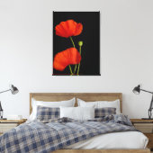 Bloem afbeelding canvas afdruk (Insitu (Slaapkamer))