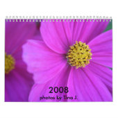 Bloem Afbeeldingen Kalender (Hoes)