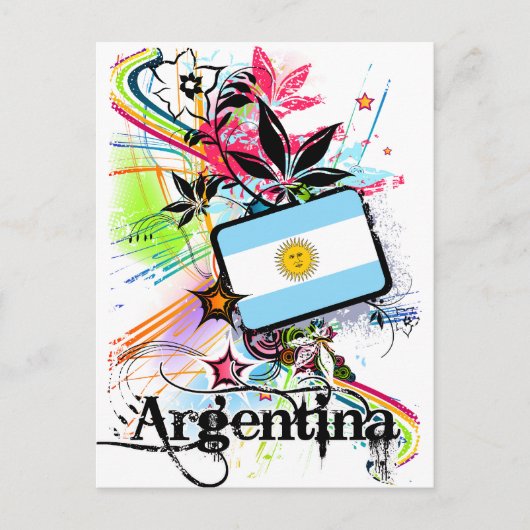 Bloem Argentinië Briefkaart (Voorkant)