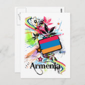 Bloem Armenië Briefkaart (Voorkant / Achterkant)