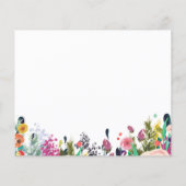 Bloem Baby shower Hoe groot is mama's Belly Game (Achterkant)