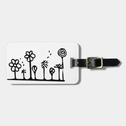 Bloem Bagage Label (Voorkant horizontaal)