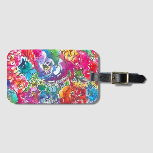 Bloem Bagagelabel (Voorkant (horizontaal))