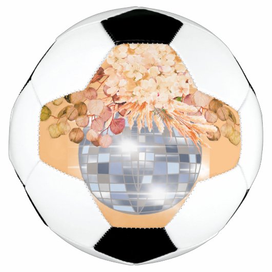 Bloem Bal Bruiloftsfeest Disco Voetbal (Voorkant)
