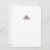 Bloem bewaar de datum kaart (Achterkant)