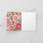 Bloem bloeiende Dankkaart (Binnen)