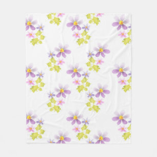 Bloem bloem mozaïek 2 fleece deken