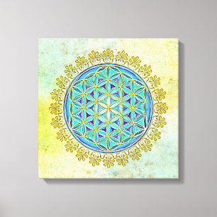 bloem - bloesems 1 canvas afdruk