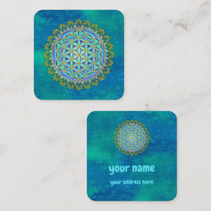 bloem -  bloesems 1 vierkante visitekaartje