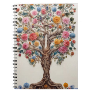 Bloem Boom des Levens Botanische Fantasie Kunst Notitieboek