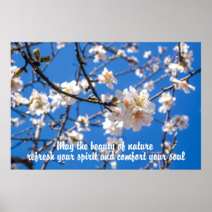 Bloem boom inspiratieposter poster