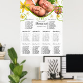 Bloem Boom Zitplaats Grafiek 10 Tafels Poster (Thuiskantoor)