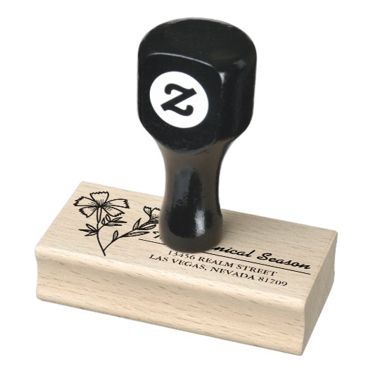 Bloem Botanica Rubberstempel (Stempel)