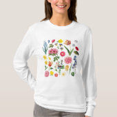  bloem,  botanisch, wilde bloem t-shirt (Voorkant)