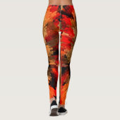 Bloem branden..... leggings (Achterkant)