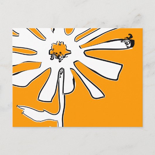 bloem briefkaart (Voorkant)