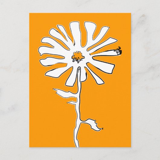 bloem briefkaart (Voorkant)