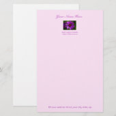 Bloem briefpapier: 5,5 x 8,5 briefpapier (Voorkant / Achterkant)