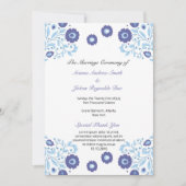 Bloem Bruiloft Ventilator Programma Sjabloon (Voorkant)