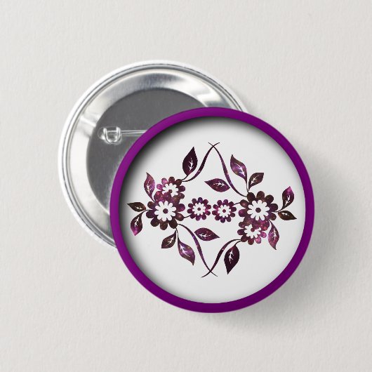 Bloem Button (Voorkant /achterkant)