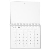  Bloem Calla Lily Green laat kleding hangen Kalender (Jan 2026)