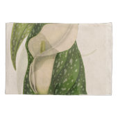 Bloem Calla Lily Green laat kleding hangen Kussensloop (Achterkant)