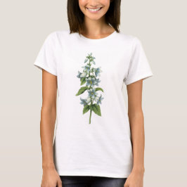 bloem (Campanula sp.) van Redouté T-shirt