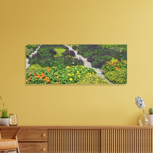 Bloem Canvas Afdruk (Insitu (Woonkamer))