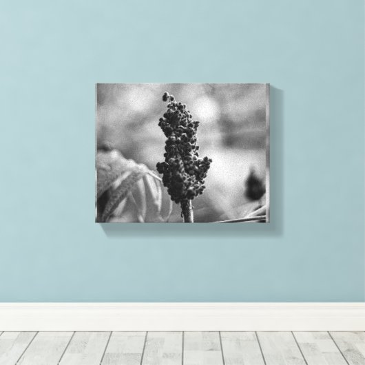 bloem canvas afdruk (Insitu (Houten vloer))