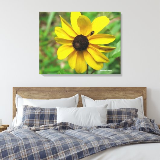 bloem canvas afdruk (Insitu (Slaapkamer))