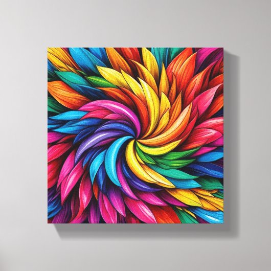 bloem canvas afdruk (Voorkant)