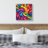 bloem canvas afdruk (Insitu (Slaapkamer))