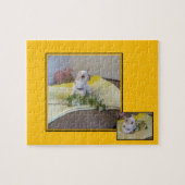 Bloem Chihuahua puzzel Legpuzzel (Horizontaal)