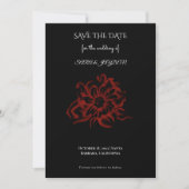 Bloem Clipart – Abstracte Bloem Huisdecoratie Ontw Save The Date (Voorkant)