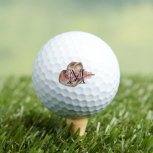Bloem Cowgirl Hoed Monogram Golfballen