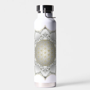 Bloem Des Levens - Bloesems Mandala 1 Waterfles