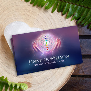 Bloem des levens - Energie genezing - Reiki Visitekaartje