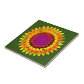 Bloem Des Levens - Geometrische Bloesem 4 Tegeltje (Zijkant)