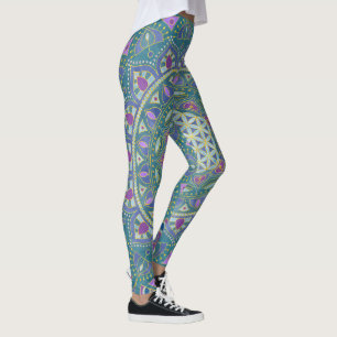 Bloem Des Levens - Mandala India Stijl 1 Leggings