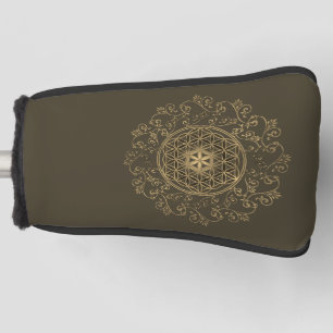 Bloem Des Levens - Vintage Ornamenten Mandala 2 Golfheadcover