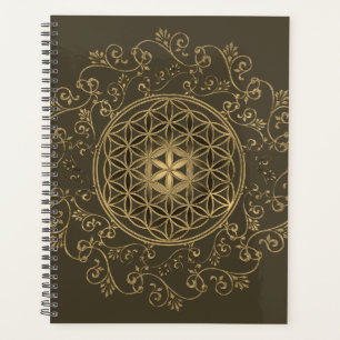Bloem Des Levens - Vintage Ornamenten Mandala 2 Planner