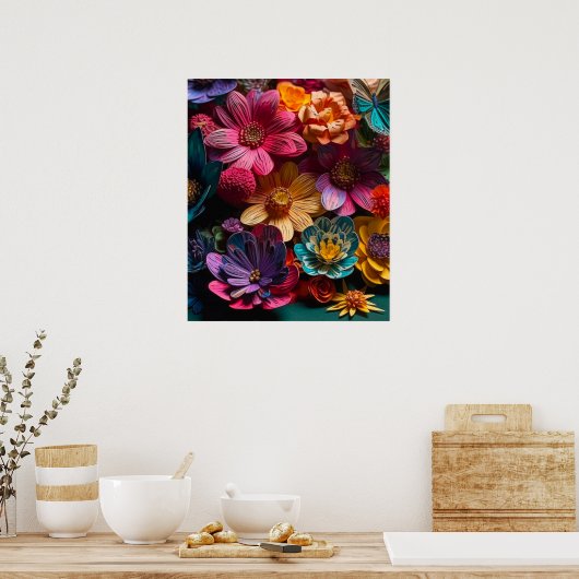 Bloem Design Poster (Keuken)