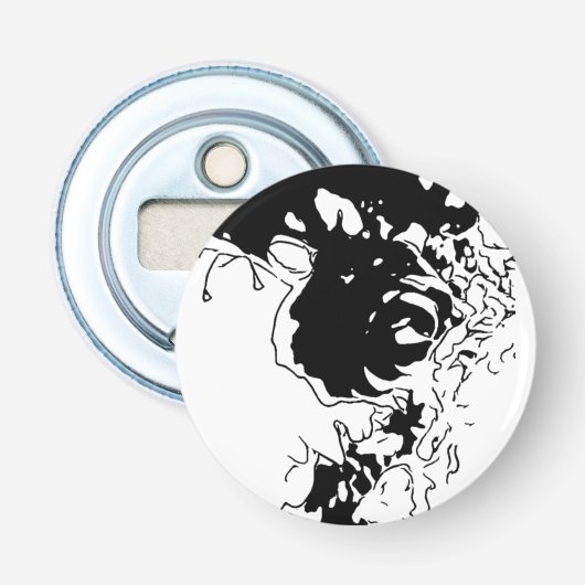 Bloem Doodle Button Flesopener (Voorkant)