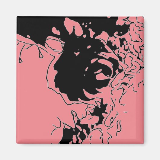 Bloem Doodle Magneet (Voorkant)