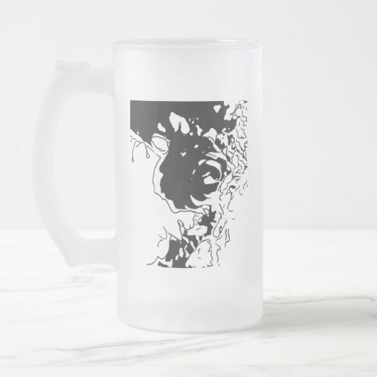 Bloem Doodle Matglas Bierpul (Links)