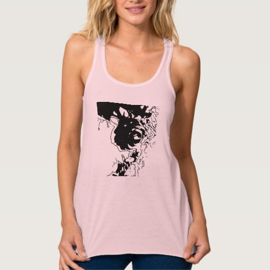 Bloem Doodle Tanktop (Voorkant)