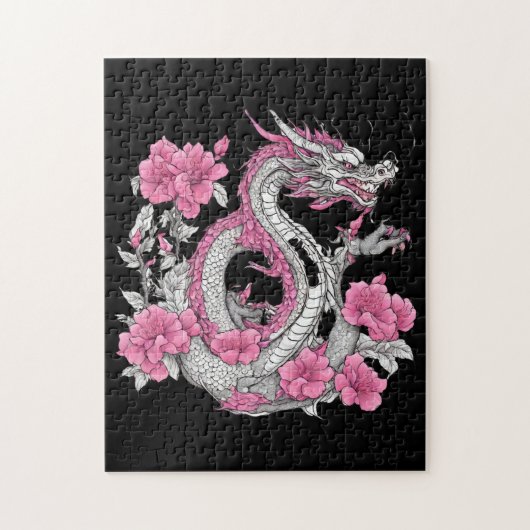 Bloem Dragon puzzel (Verticaal)
