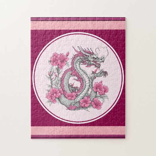 Bloem Dragon puzzel (Verticaal)