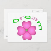 Bloem - Dromen Briefkaart (Voorkant / Achterkant)