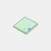 Bloem - Eenvoudig Blauw Post-it® Notes (Schuin)